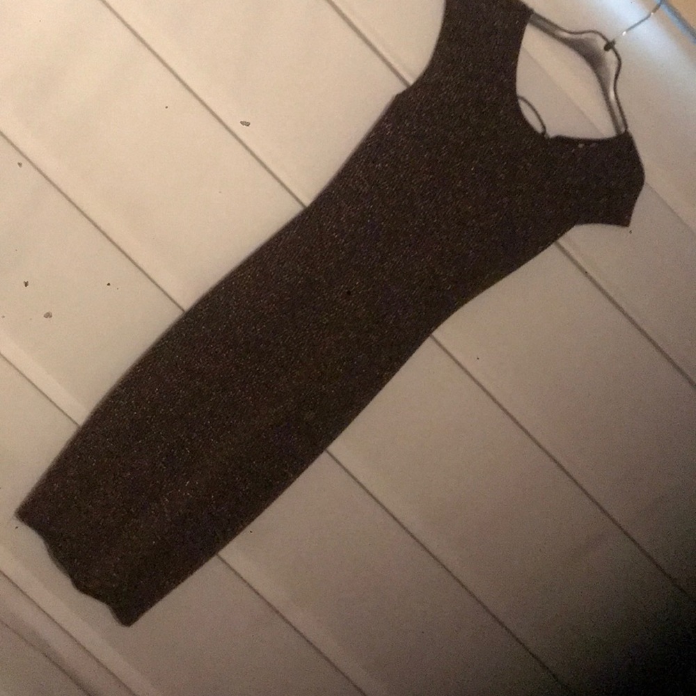 Gold Glitter Dress